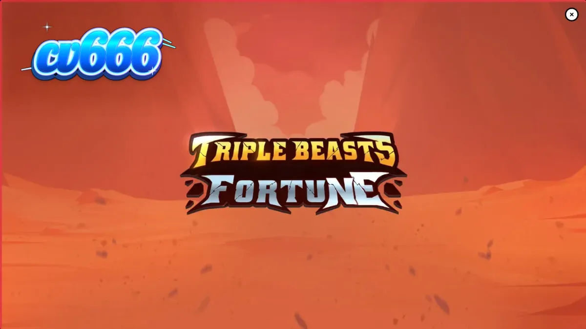 Triple Beasts of Fortune স্লট গেমের ইন্টারফেস এবং বন্য প্রাণীর প্রতীকসমূহ